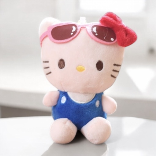 Брелок мягкий "Кт" в розовых очках