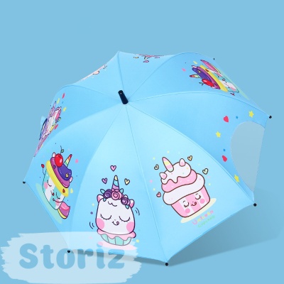 Зонт "Unicorn" голубой