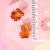 Серьги "Marmalade Bears", прозрачно-коричневый