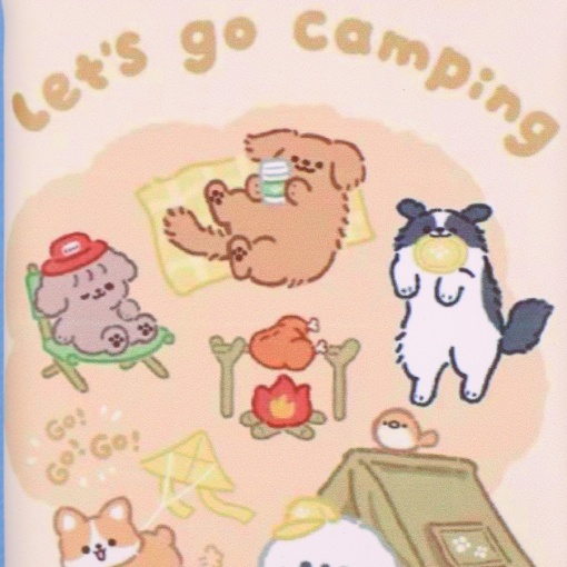 Мини-кошелек "Camping" Собачки