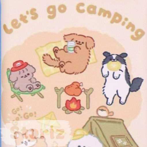 Мини-кошелек "Camping" Собачки