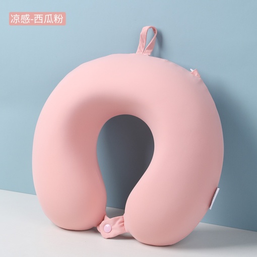 Подушка под шею "Ice" розовый