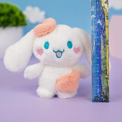 Мягкий брелок "Синнамон" персиковый, 10 см