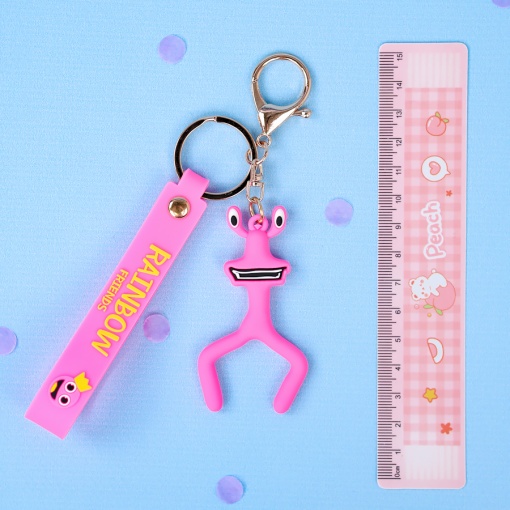 Брелок "Радужные друзья" розовый