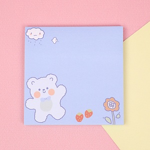 Набор стикеров для заметок "Bear" happy