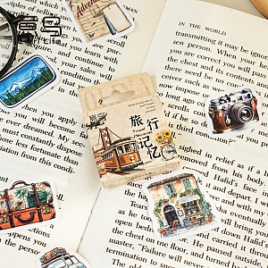 Набор наклеек "Travel Memories", 46 шт.