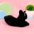 Мягкая игрушка "Кошка" черный, 30см