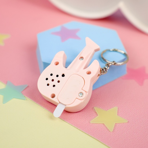 Брелок-антистресс "Гитара", розовый