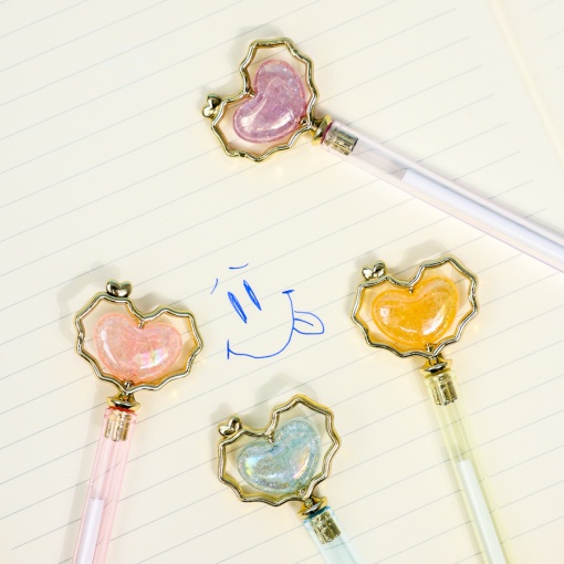 Ручка "Love" сердце, в ассортименте 1шт, (синий)