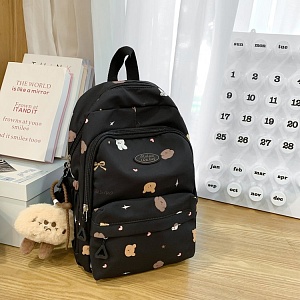 Рюкзак мини "Msluo" черный оптом со склада в Москве