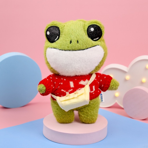 Мягкая игрушка "Лягушка в свитере" 29см