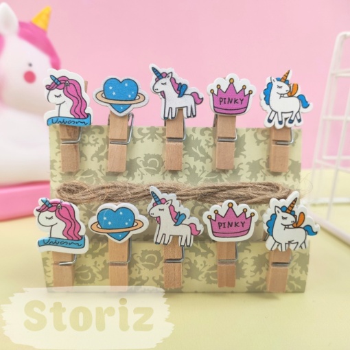 Набор прищепок "Unicorns"