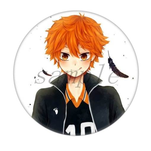 Значок круглый "Haikyu" 132, 58 мм