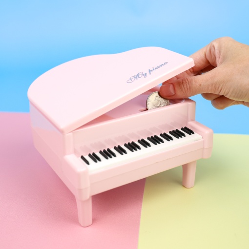 Копилка "My piano", розовый оптом
