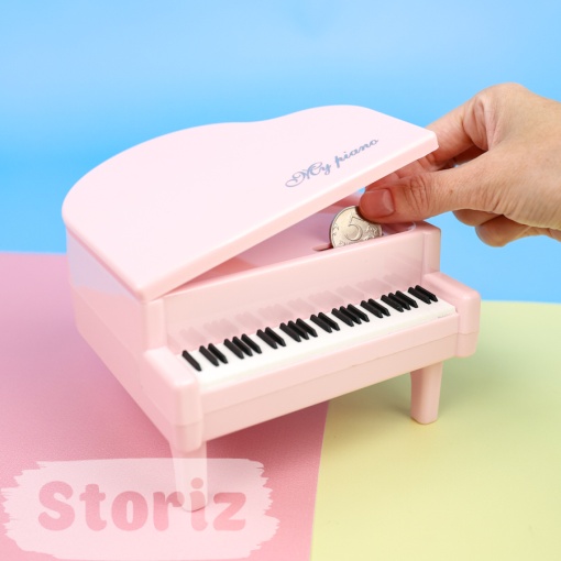 Копилка "My piano", розовый оптом