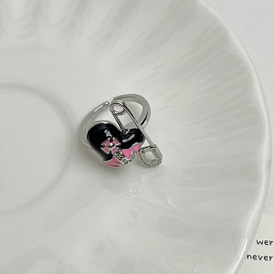 Кольцо "Emo" сердце