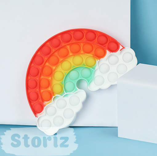 Игрушка-антистресс "Pop It Rainbow Cloud"