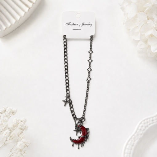 Кулон "Dark moon" gothic chain, 1шт