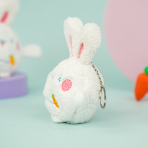 Мягкий брелок "Funny Bunny" белый, 10 см