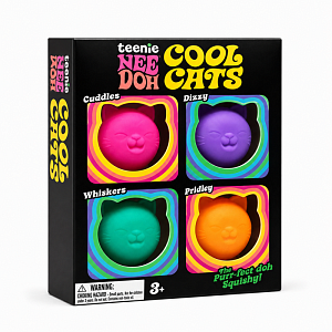 Набор антистрессов "Cool cats" 4 шт [М_4]