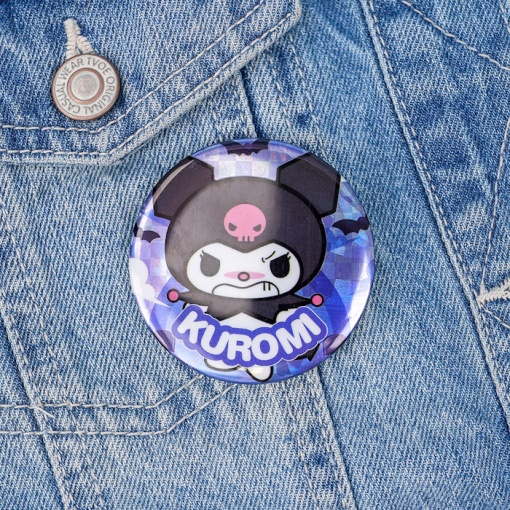 Набор круглых значков "Куро" 58 мм, 4шт