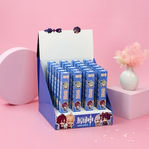 Набор ручек "Genshin Impact" 2031, в шоу-боксе, 24шт