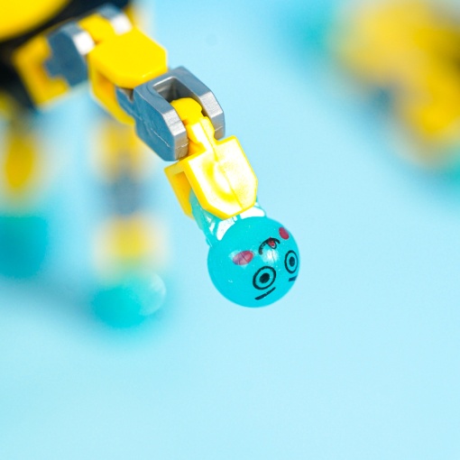 Спиннер трансформер "Funny faces", желтый