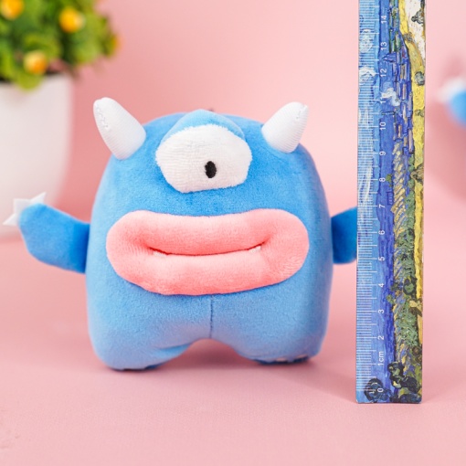 Мягкий брелок "Funny Animals" голубой, 14 см