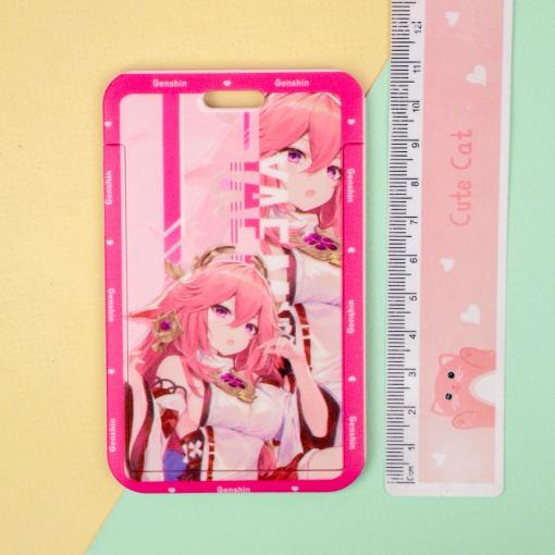 Чехол для карты "Genshin Impact" Яэ Мико №3