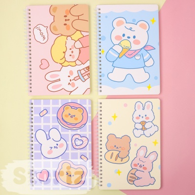 Блокнот "Bear&Bunny" A5, в ассортименте 1 шт. 