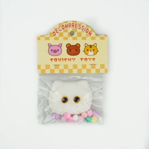 Антистресс "Котик" белый