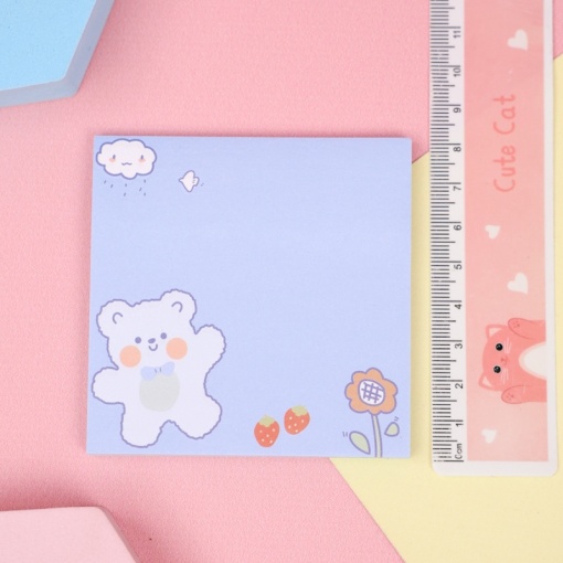 Набор стикеров для заметок "Bear" happy