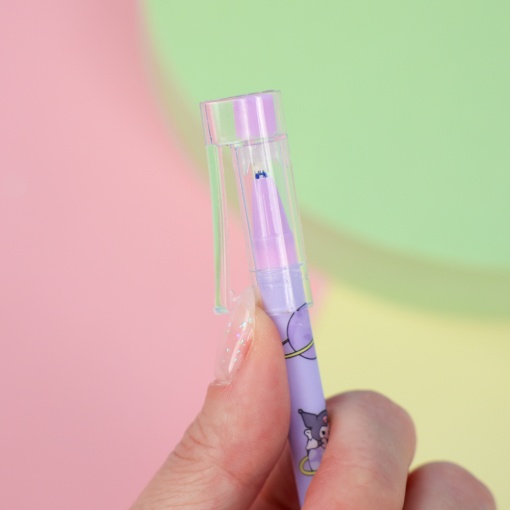 Набор ручек "Kuro" №21015, 12 шт, со стирающими чернилами и стирашка (синий)