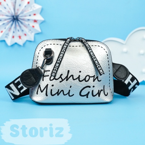 Сумочка "Fashion mini girl" серебристый