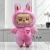 Мягкая игрушка "Labubu Zimomo" с сердечком, розовый, 50см