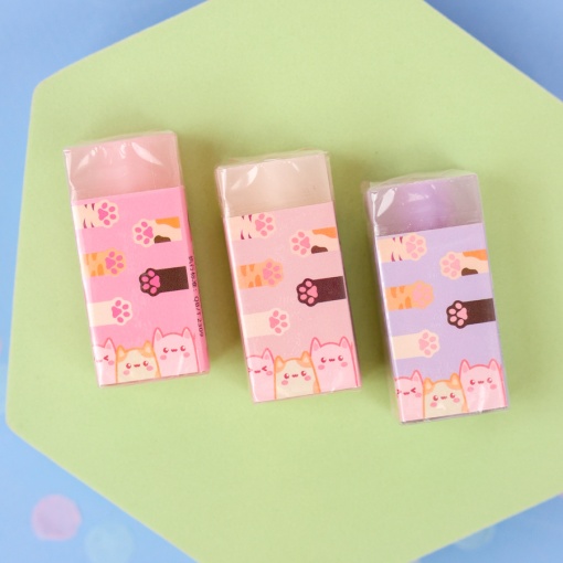 Стирательная резинка "Лапка" №3378, в ассортименте 1шт