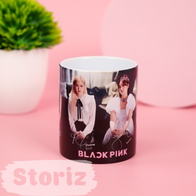 Кружка "K-pop" Black Pink №2, 300 мл оптом со склада!