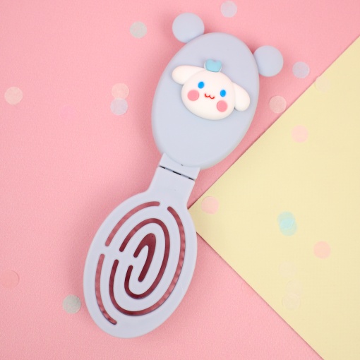 Расческа складная с зеркалом "Корица"