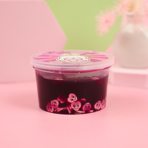 Слайм "Sprinkles" фиолетовый, с дек. наполнителем сердечки, 180 гр. STORIZ