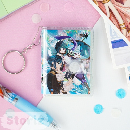 Брелок-блокнот "Genshin Impact" набор 32 шт.