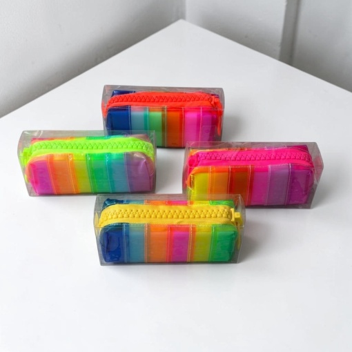 Пенал "Rainbow pop" color mix, в ассортименте 1шт