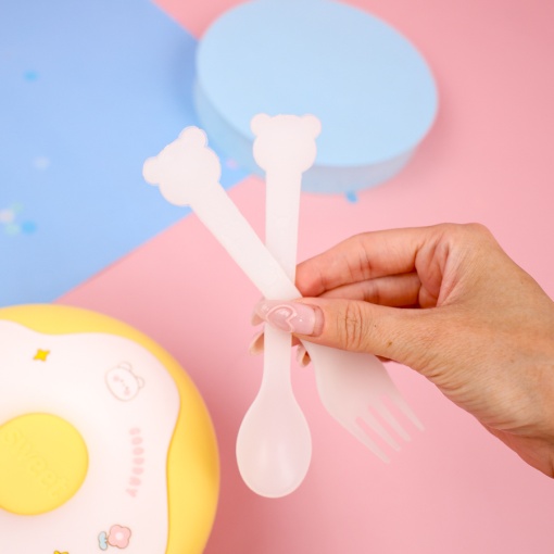 Ланчбокс "Пончик" желтый оптом