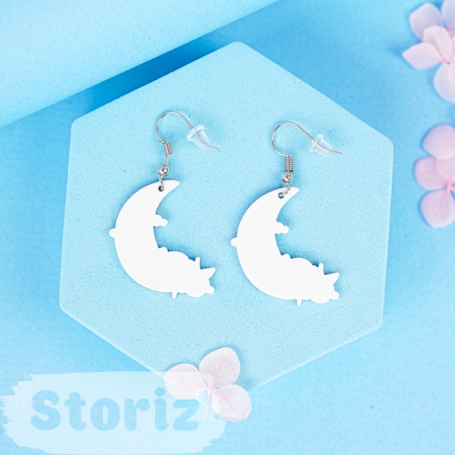 Серьги "Moon Cat" 