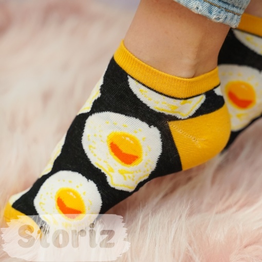 Мини-носочки "Fried eggs" р.38-40