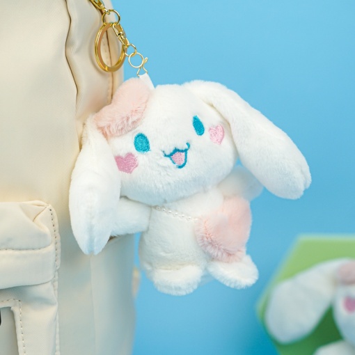 Мягкий брелок "Синнамон" розовый, 10 см