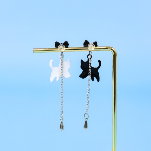 Серьги "Black&White cats" в ассортименте 1шт