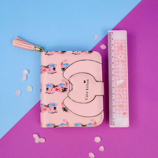 Мини-кошелек "Cute Kitten" розовый