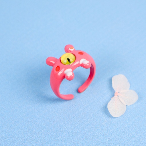 Кольцо "Монстрик", лиловый