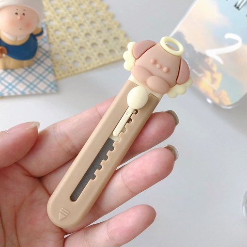 Канцелярский нож "Fruit" Собака - ангел, коричневый