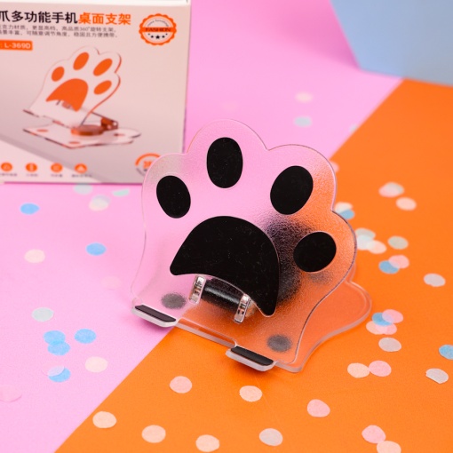 Подставка для телефона "Лапка" черный